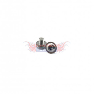  Awesomatix   SB3X4F M3x4 Button Flanged Head Screw x 2